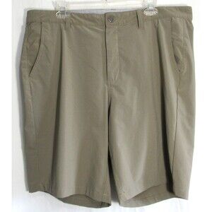 Freefly Tan Flat Front Shorts Size 38 EUC
